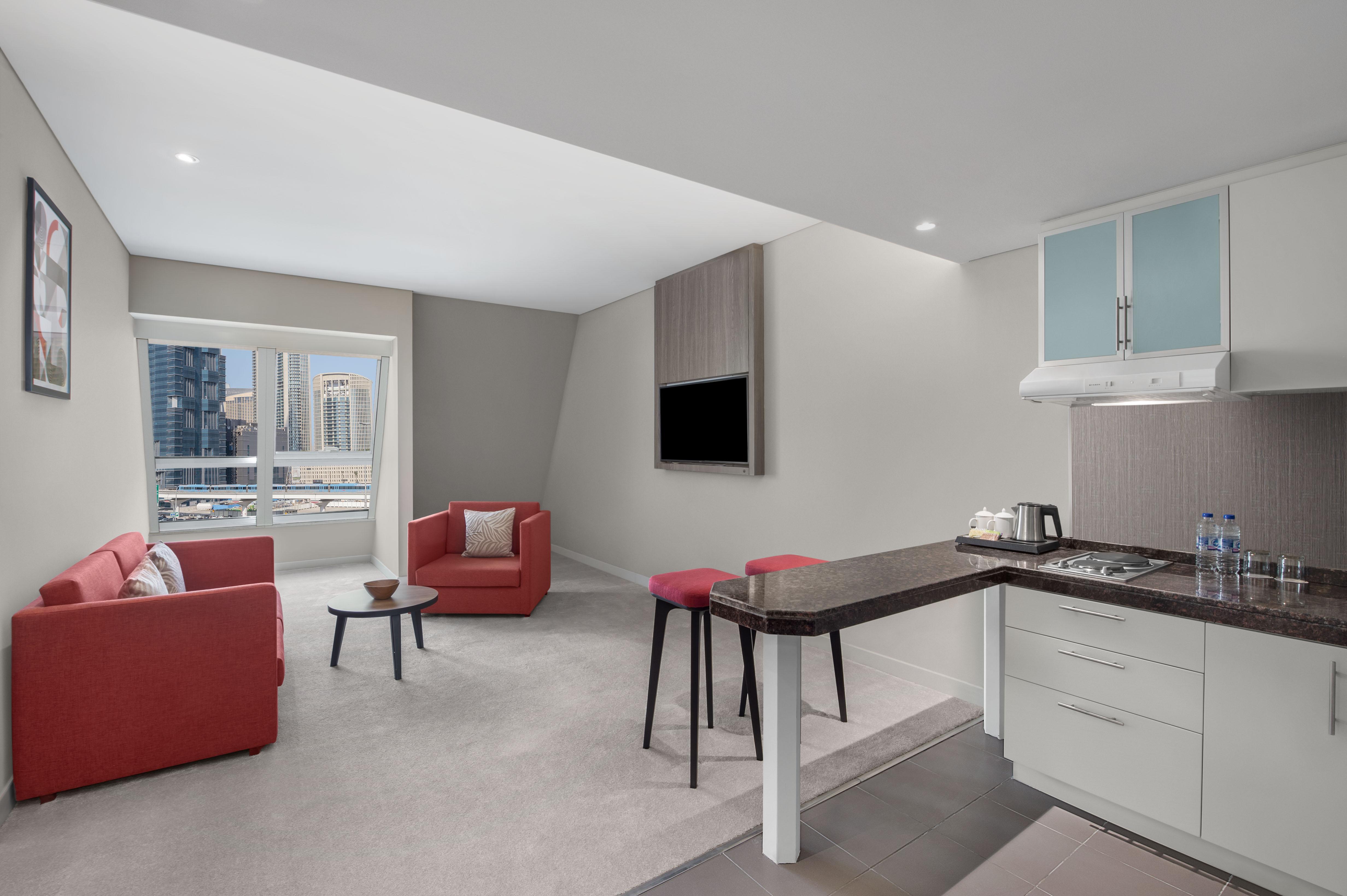 Leva Hotel Mazaya Centre Dubai Eksteriør billede