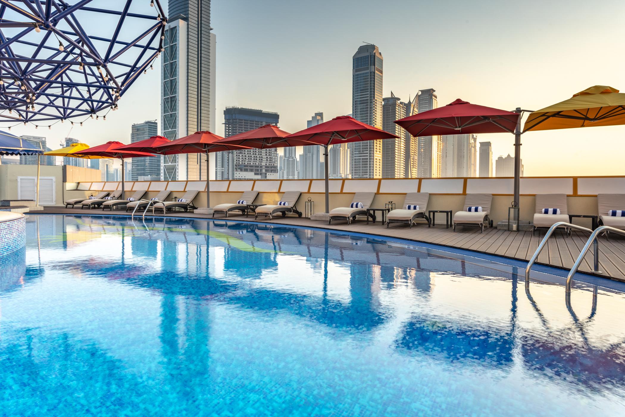 Leva Hotel Mazaya Centre Dubai Eksteriør billede